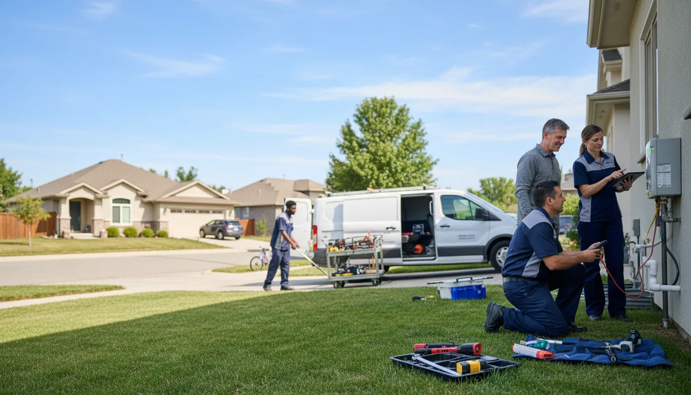 Tankless water heater service in Crosby, TX